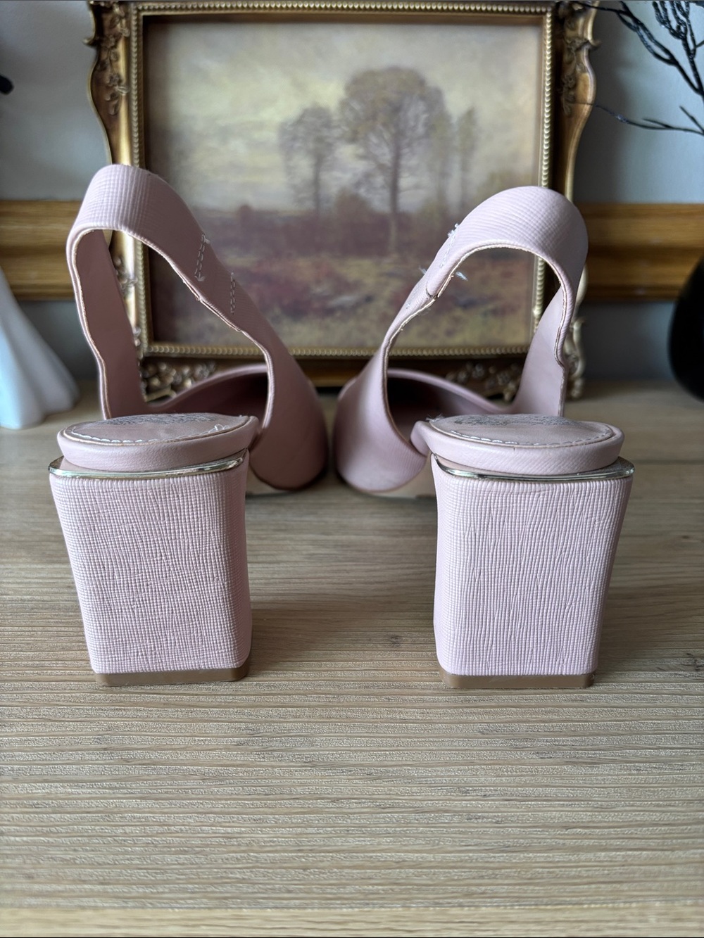 Vince Camuto Blush Pink Slingback Hamden Pumps - Picture 7 of 8